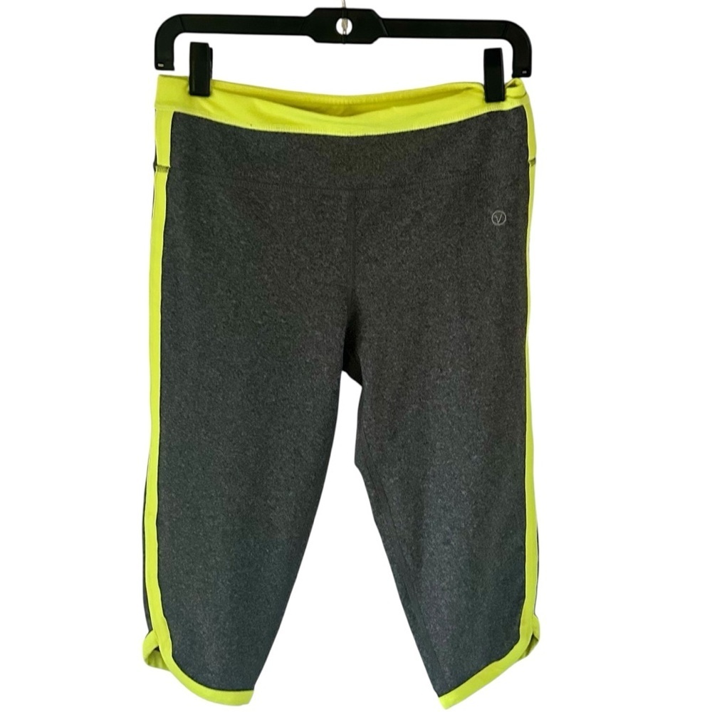 Vogo Athletics Leggings Women’s - Gray and Yellow Size S